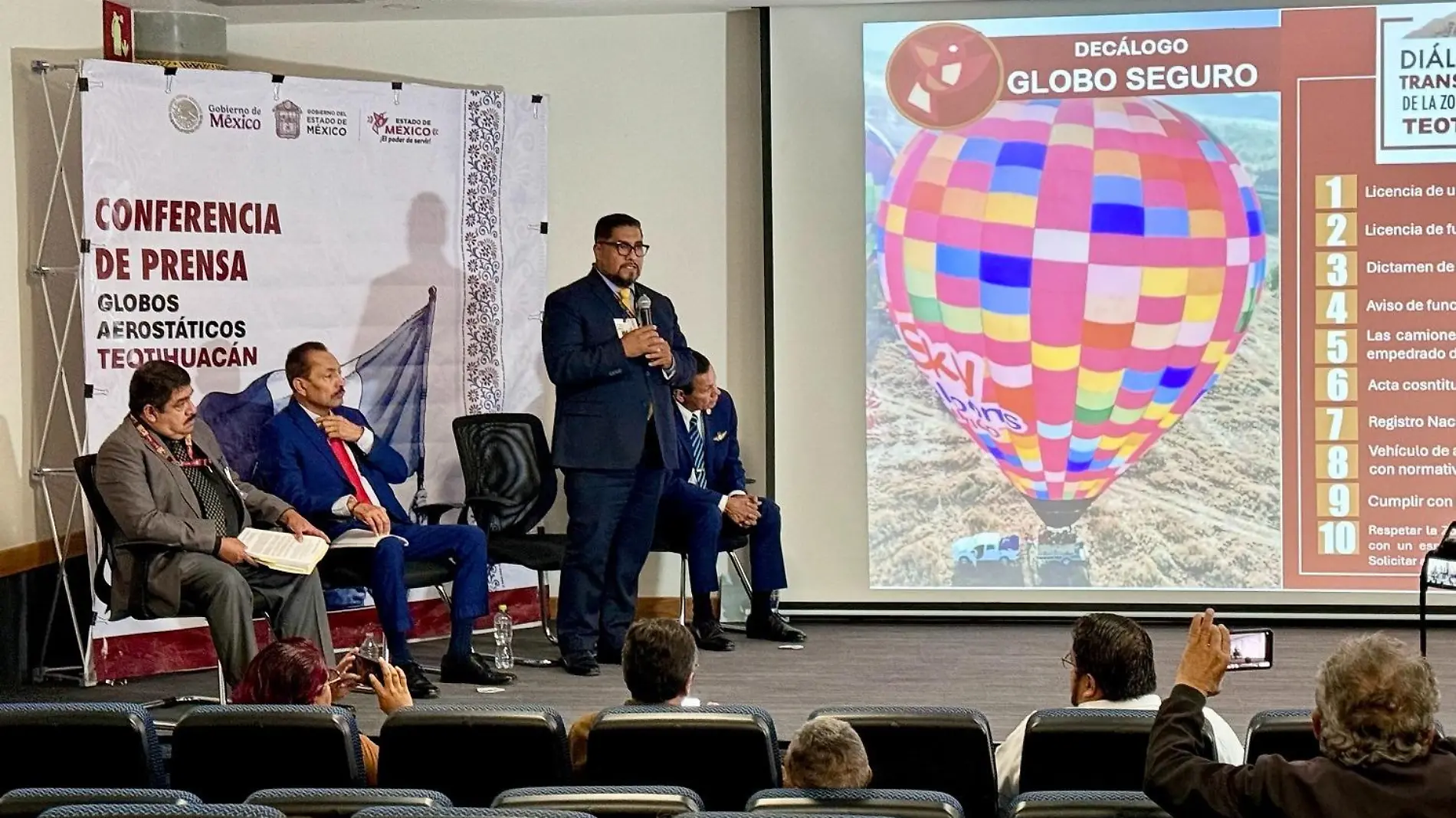 Edomex: Instituto de Verificación Administrativa supervisa operación de globos aerostáticos